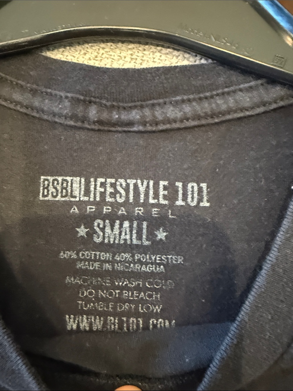 Baseball Lifestyle 101 Graphic Crewneck Tee — Multicolor Drip Emblem - Picture 2 of 3